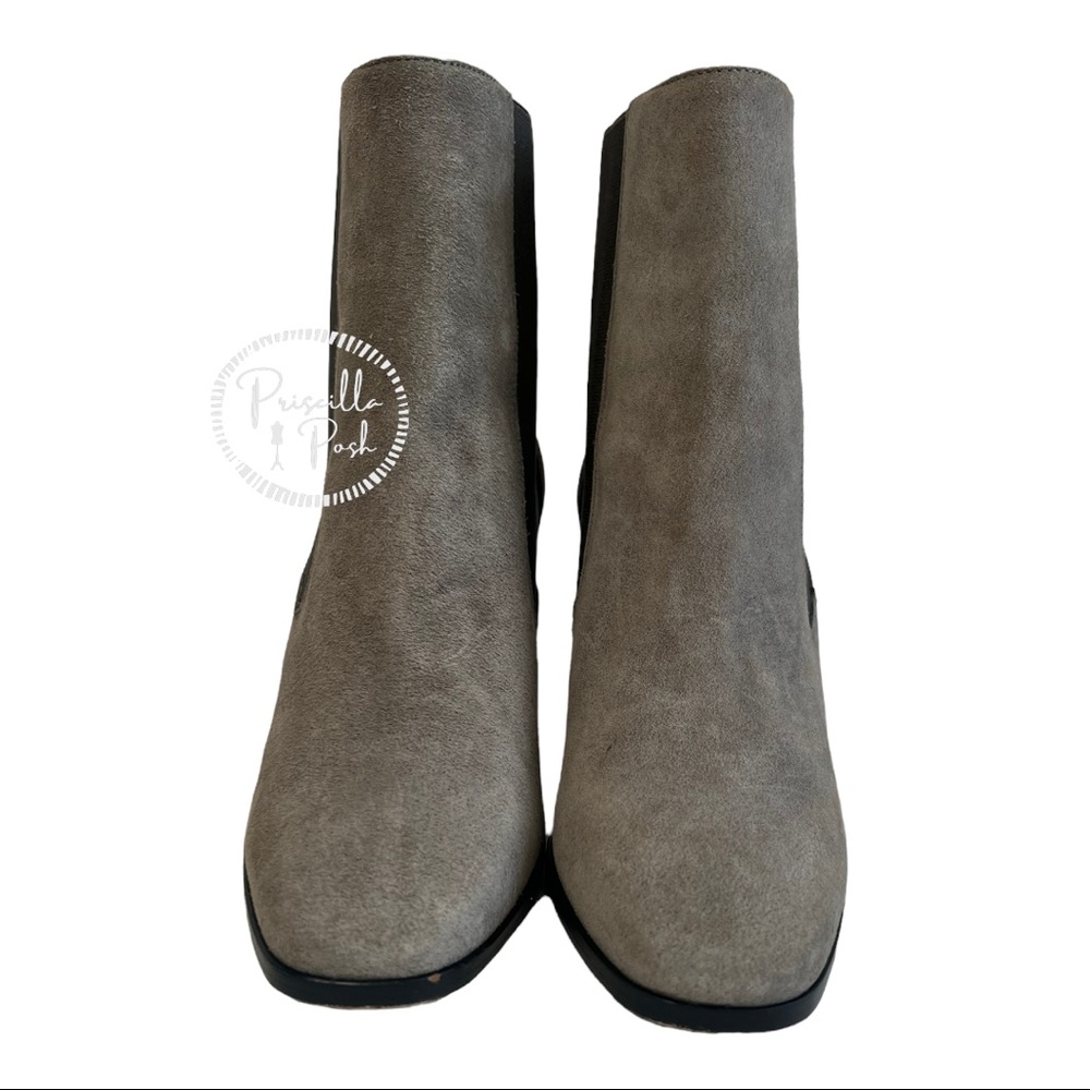 Christian Louboutin Crosta Verabotta 85 Chelsea Boots Grey Black Ankle Booties - Picture 6 of 11